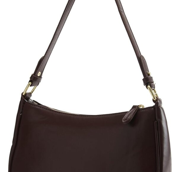 Vegan Leather Shoulder Bag with Removable Straps Women's Tote Purse - Picture 2 of 7